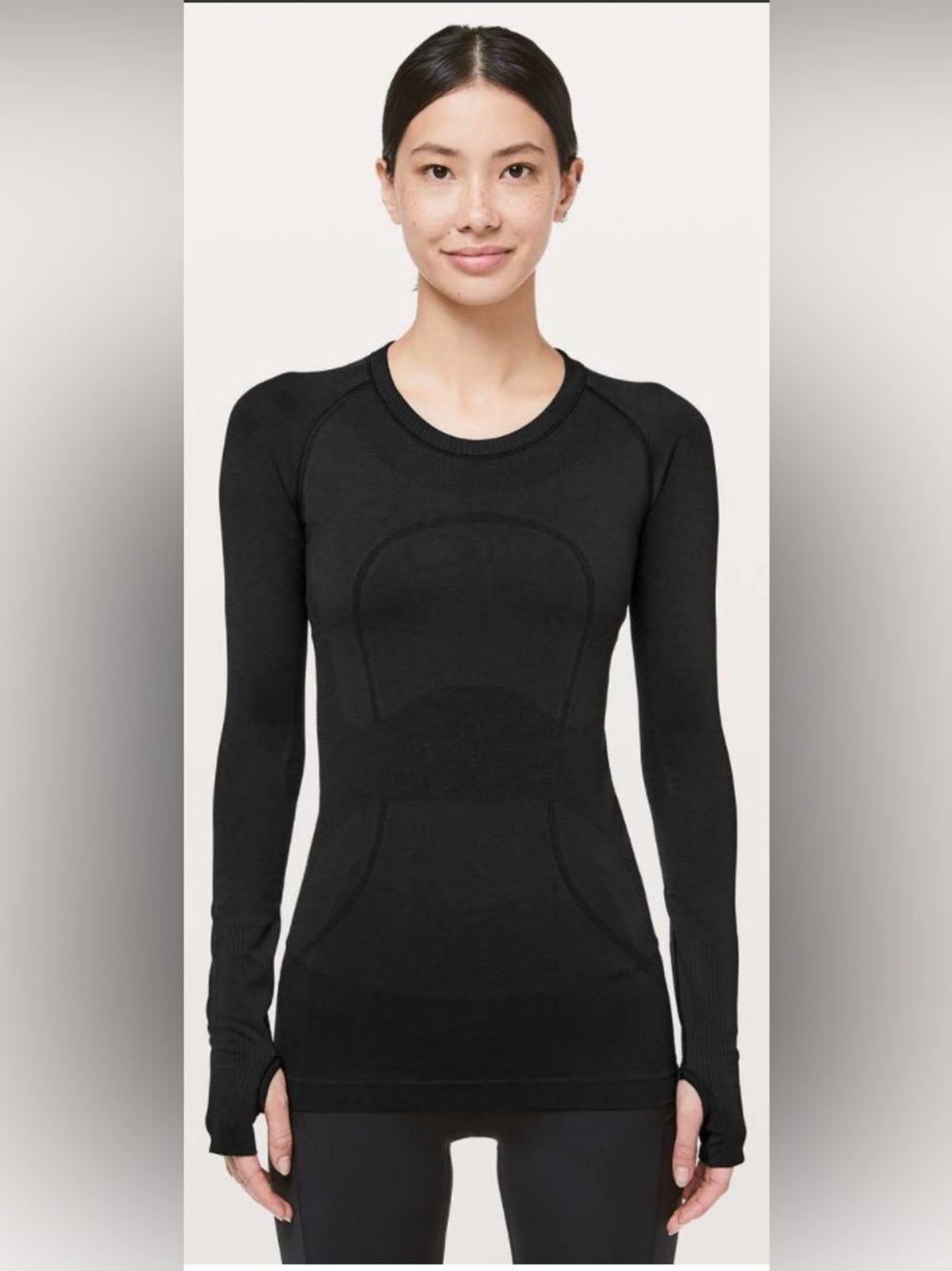 Lululemon Swiftly Tech Long Sleeve Crew Black